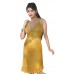 Satin Skin Fashionable Sleeveless Comfortable Baby Doll Nightwear with 2 Piece Bra & Thong Lingerie Set