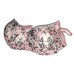 Cotton Full Cup Padded Non-Wired Printed Pink Casual Bra & Panty Lingerie Set (Size 38)