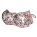 Cotton Full Cup Padded Non-Wired Printed Pink Casual Bra & Panty Lingerie Set (Size 36)