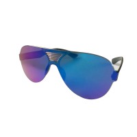 Premium Quality Mirror Finish FULL GLASS Unisex Sunglasses Latest Trend in Shades (Rainbow)