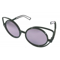 Premium Quality Mirror Finish CAT EYES Sunglasses for Women Latest Trend in Ladies Shades (Black)