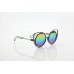 Premium Quality Mirror Finish CAT EYES Sunglasses for Women Latest Trend in Ladies Shades (Rainbow)